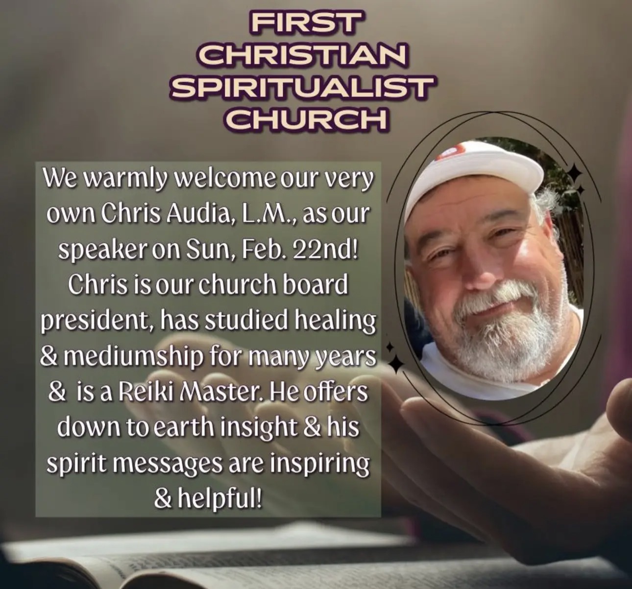 Up Coming Speakers for February